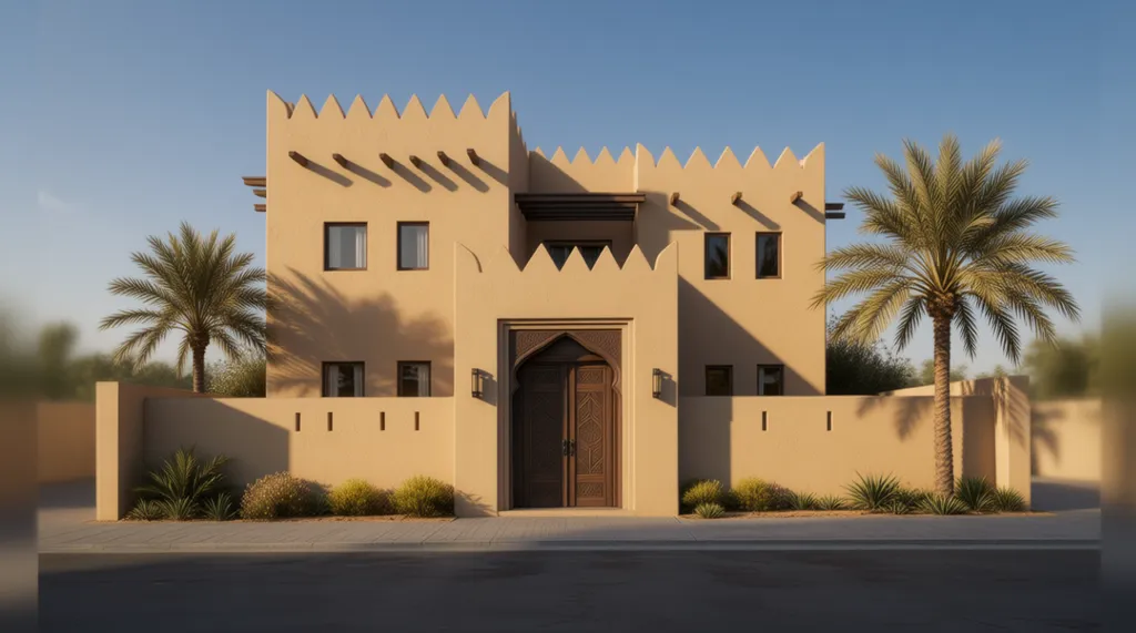 رندر واقعي للفيلا نفسها